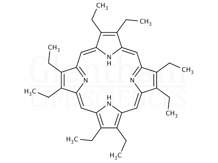Structure for 2,3,7,8,12,13,17,18-Octaethyl-21H,23H-porphine 
