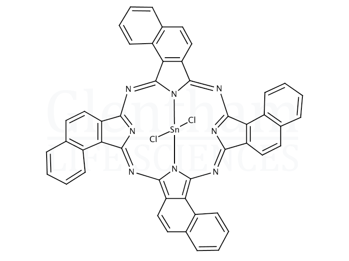 Structure for Tin(IV) 2,3-naphthalocyanine dichloride