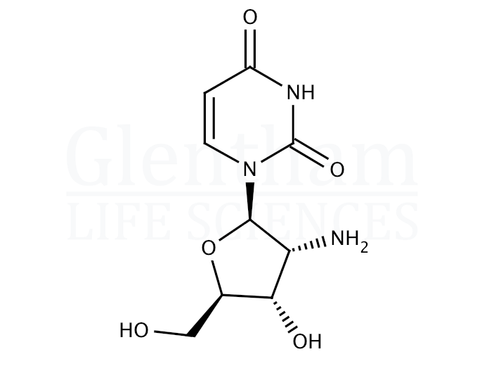 Structure for 2''-Amino-2''-deoxyuridine (26889-39-4)