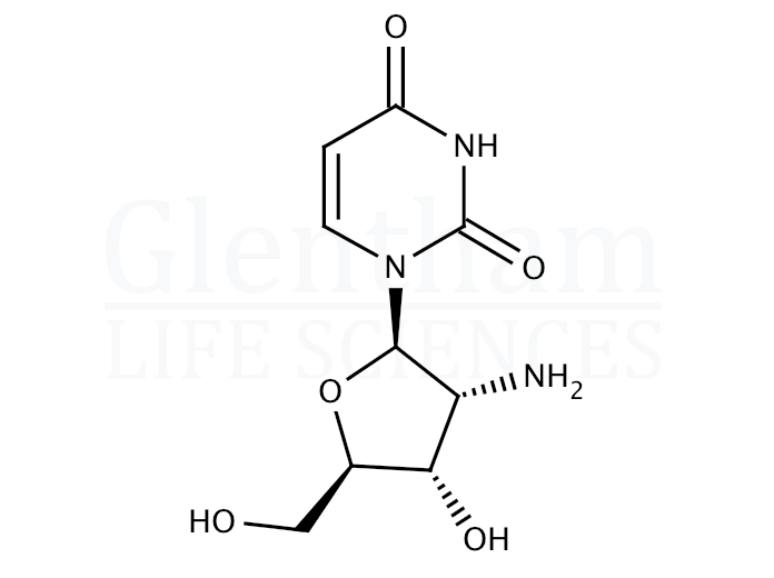 Structure for  2''-Amino-2''-deoxyuridine  (26889-39-4)