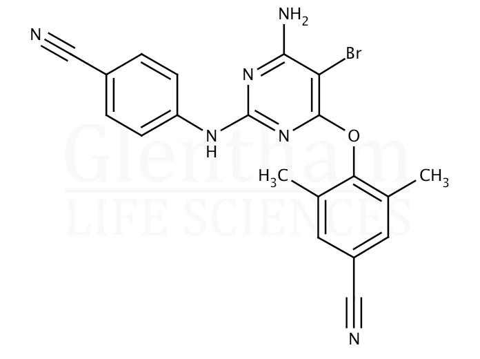 Structure for Etravirine (269055-15-4)