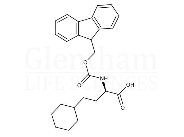 Fmoc-homocyclohexyl-D-alanine Structure