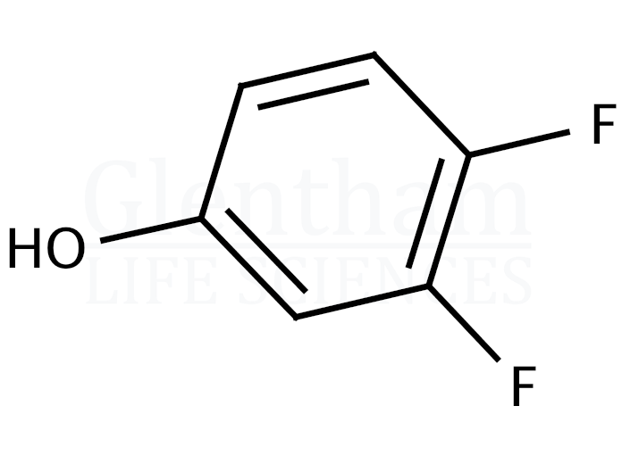 Structure for 3,4-Difluorophenol