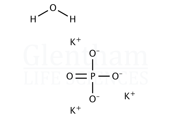 Structure for Potassium phosphate tribasic monohydrate