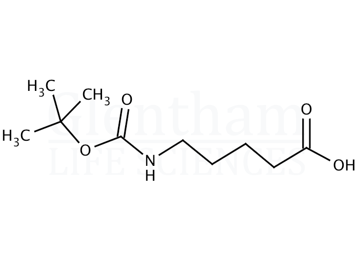 Structure for Boc-5-Ava-OH  (27219-07-4)