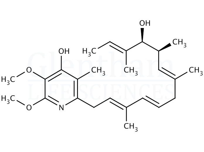Structure for Piericidin A (2738-64-9)