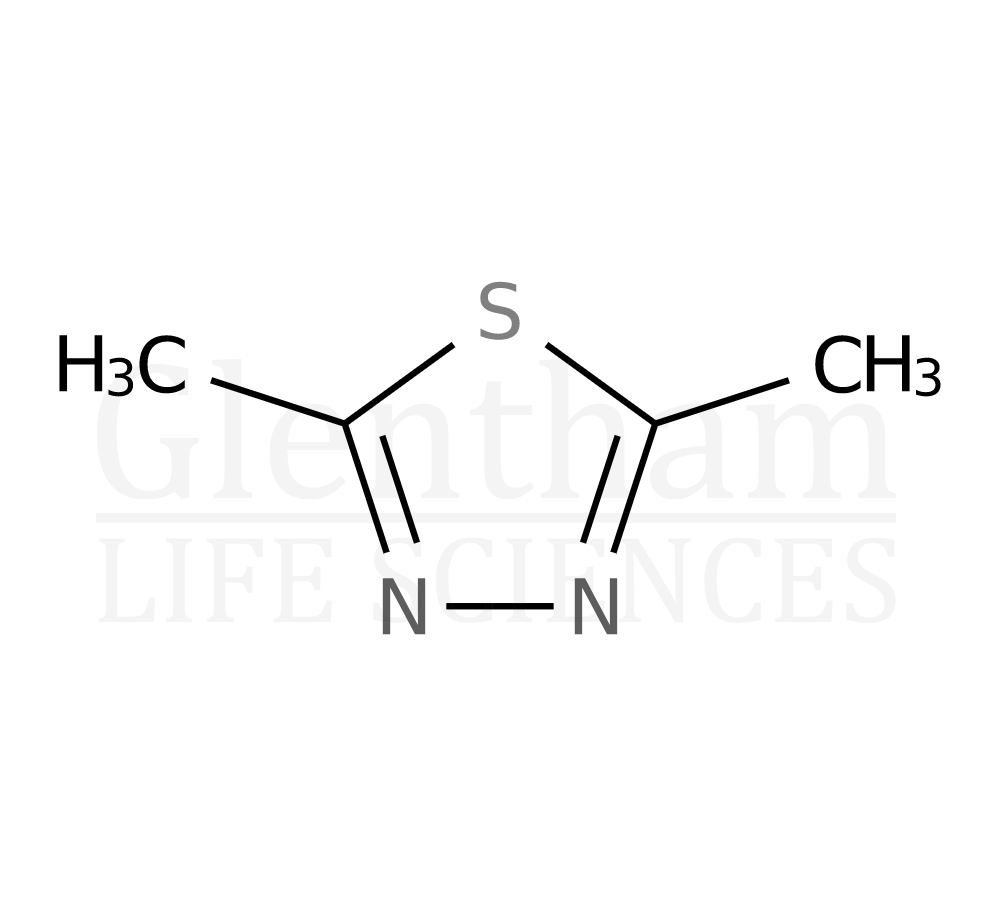 2,5-Dimethyl-1,3,4-thiadiazole  Structure