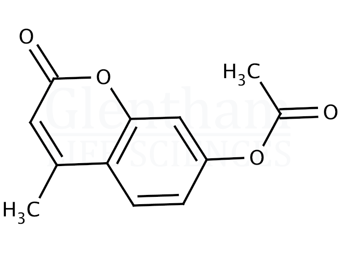 Structure for 4-Methylumbelliferyl acetate