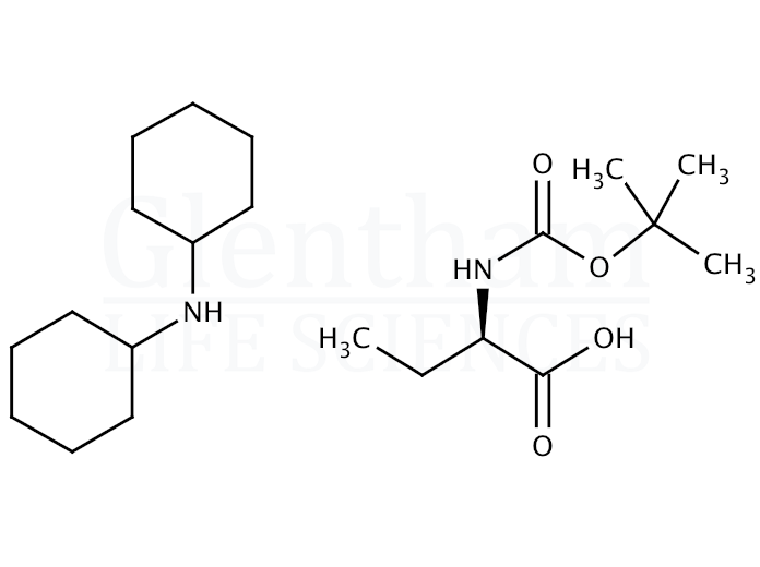 Structure for Boc-D-Abu-OH dicyclohexylammonium salt (27494-47-9)