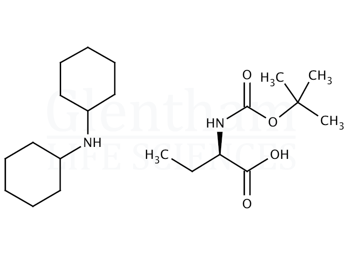 Structure for Boc-D-Abu-OH dicyclohexylammonium salt