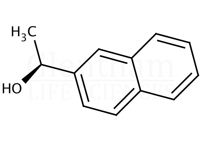 (S)-(-)-alpha-Methyl-2-naphthalenemethanol Structure