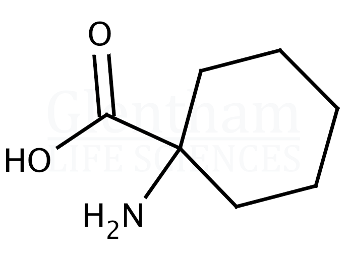 Structure for 1-Aminocyclohexanecarboxylic acid  (2756-85-6)