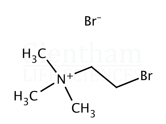 (2-Bromoethyl)trimethylammonium bromide Structure