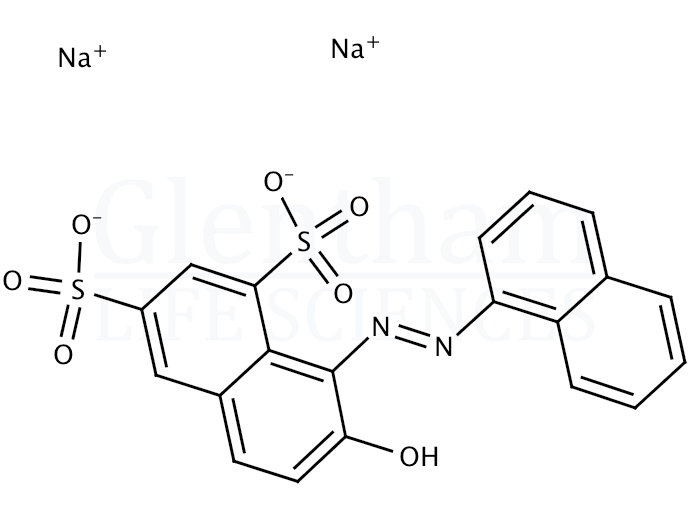Structure for Crystal Ponceau 6R (C.I. 16250) (2766-77-0)