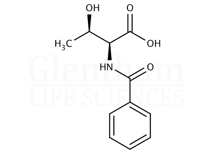N-Benzoyl-L-threonine  Structure