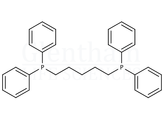 1,5-Bis(diphenylphosphino)pentane Structure