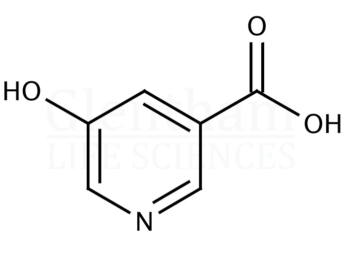 5-Hydroxynicotinic acid Structure
