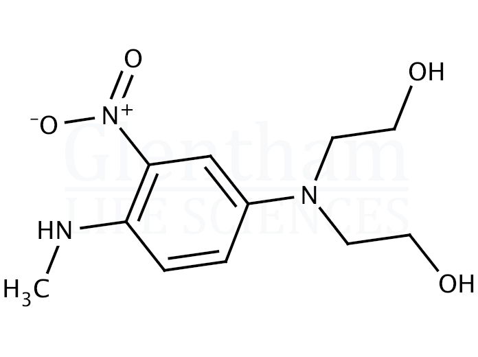 2,2''-{[4-(Methylamino)-3-nitrophenyl]imino}diethanol Structure