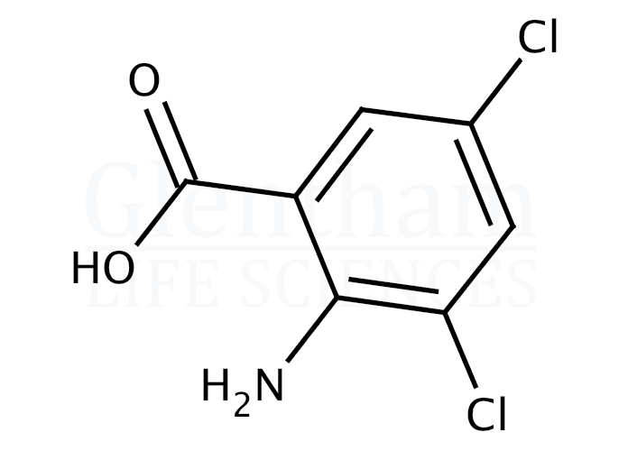 Structure for  3,5-Dichloroanthranilic acid    (2789-92-6)