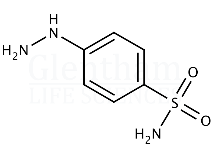 4-Sulfonamide phenylhydrazine hydrochloride Structure