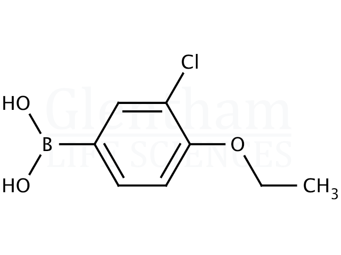 Structure for 3-Chloro-4-ethoxyphenylboronic acid