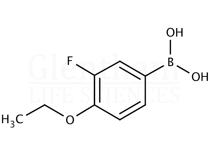 Structure for 4-Ethoxy-3-fluorophenylboronic acid