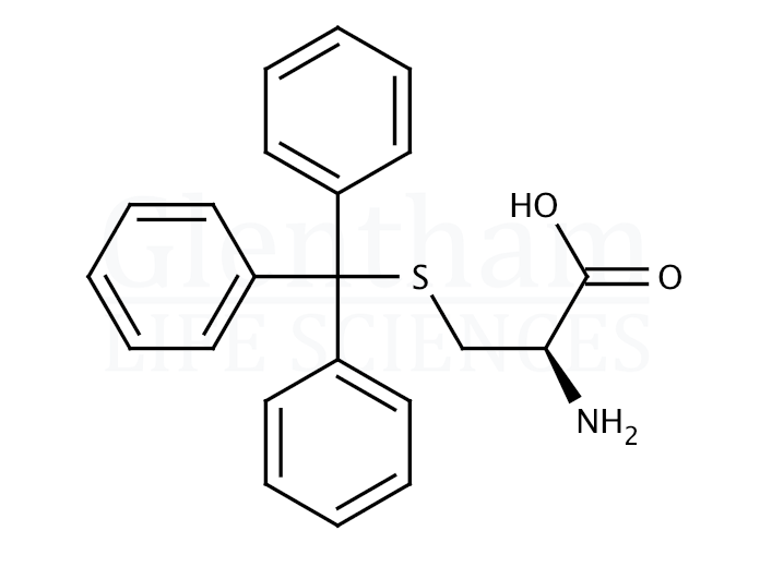 Structure for  (+)-S-Trityl-L-cysteine    (2799-07-7)