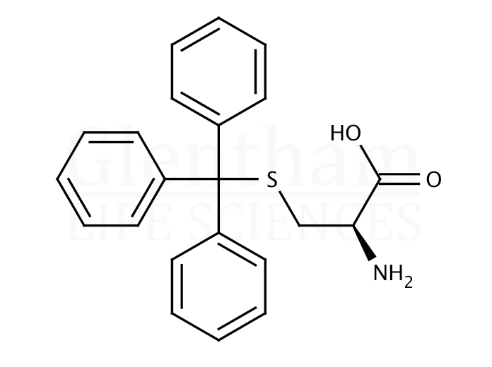 Structure for (+)-S-Trityl-L-cysteine  