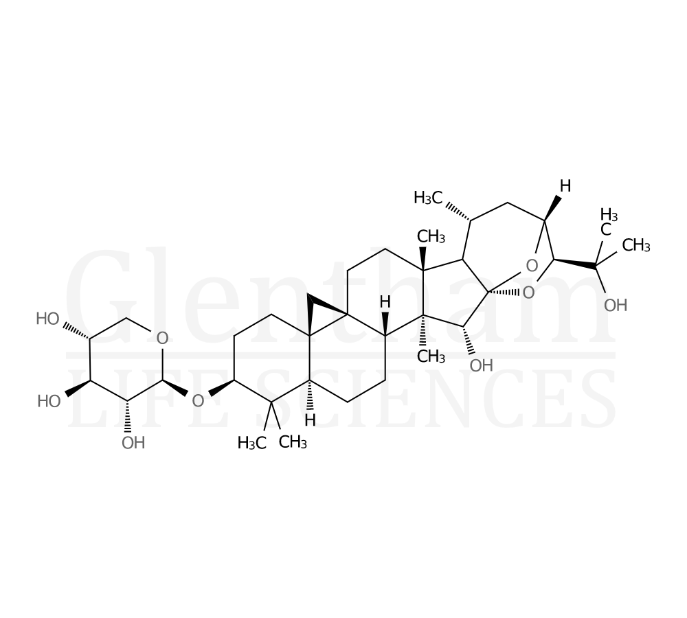 CiMigenol 3-beta-D-xylopyranoside Structure