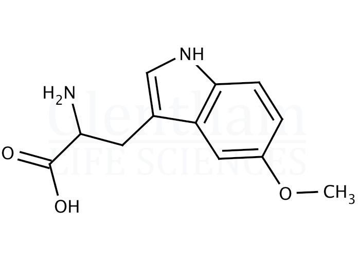 5-Methoxy-DL-tryptophan Structure