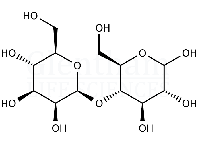 Structure for 4-O-(b-D-Mannopyranosyl)-D-glucose