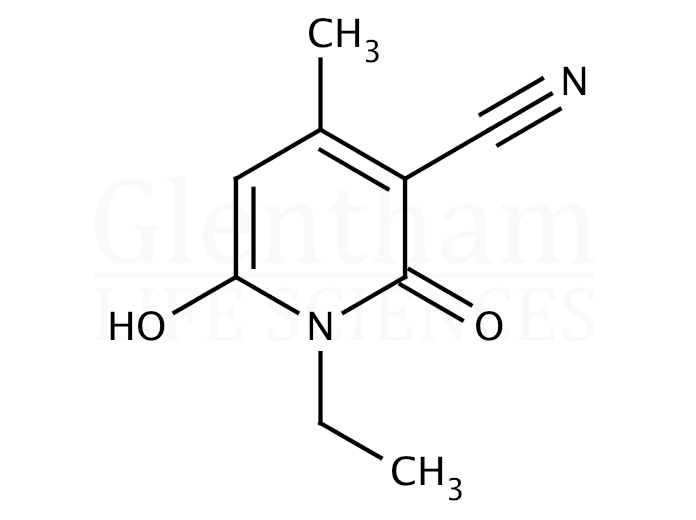 1-Ethyl-1,2-dihydro-6-hydroxy-4-methyl-2-oxo-3-pyridinecarbonitrile Structure