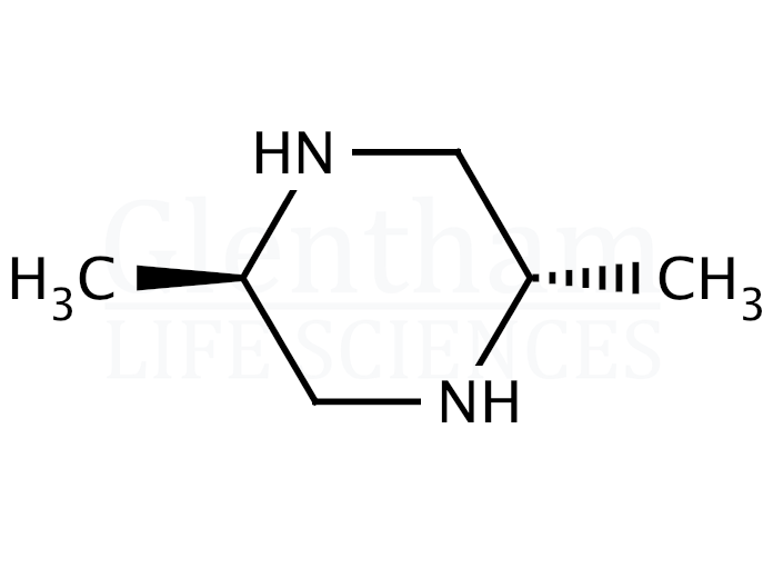 trans-2,5-Dimethylpiperazine Structure