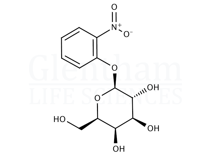 2-Nitrophenyl b-D-glucopyranoside Structure