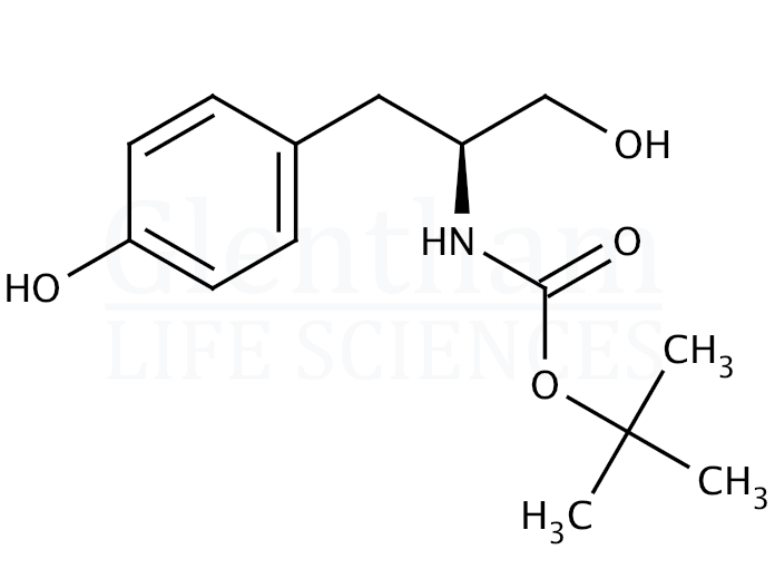 Structure for  Boc-L-Tyrosinol   (282100-80-5)