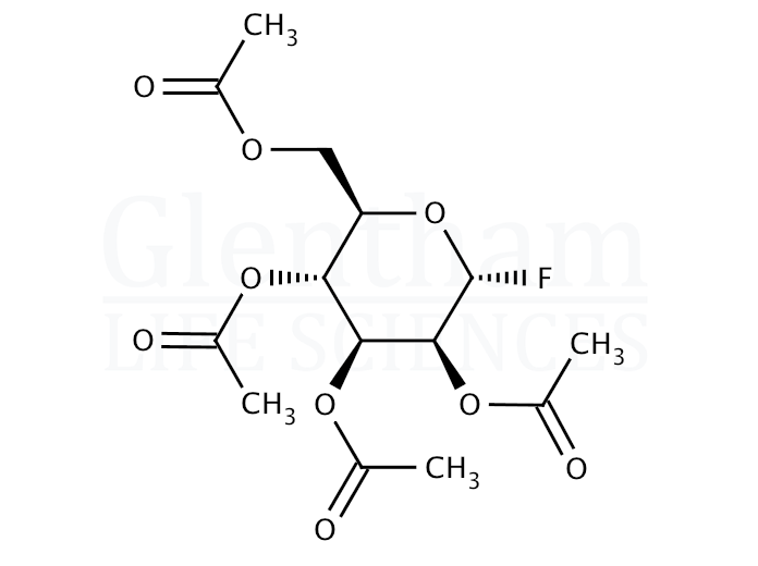 Acetofluoro-α-D-mannose Structure