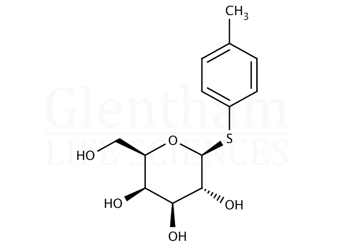 4-Methylphenylthio-β-D-galactopyranoside Structure