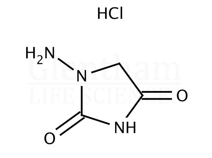 1-Aminohydantoin hydrochloride Structure