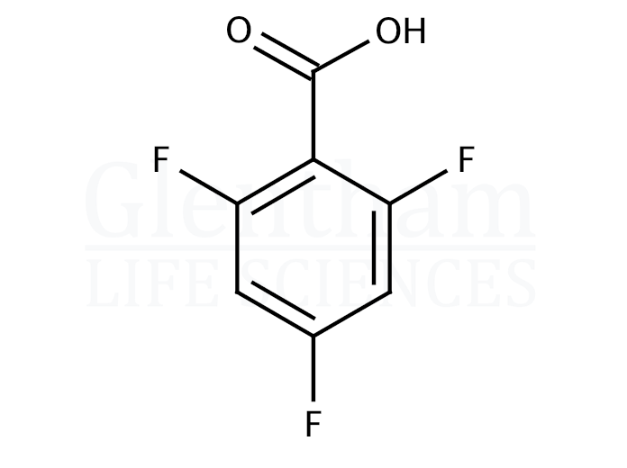 Structure for 2,4,6-Trifluorobenzoic acid