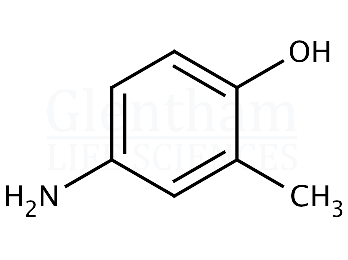 4-Amino-2-methylphenol Structure