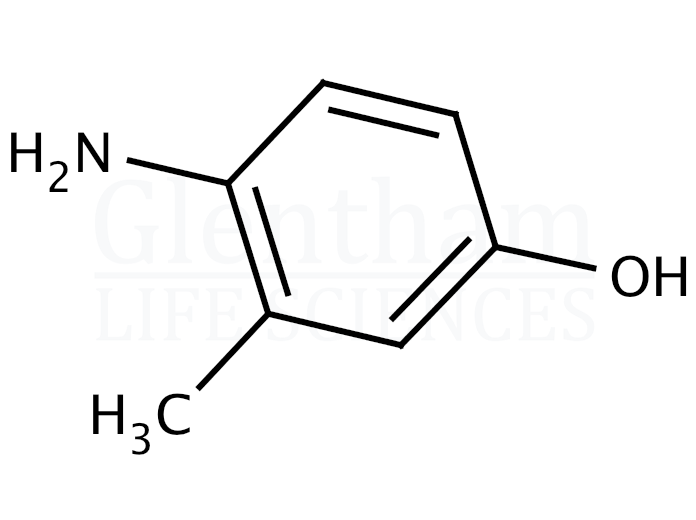4-Amino-3-methylphenol Structure