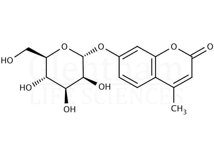 Structure for 4-Methylumbelliferyl a-D-mannopyranoside