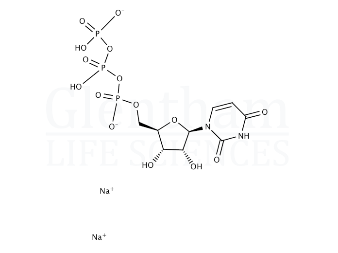 Uridine 5''-triphosphate disodium salt Structure