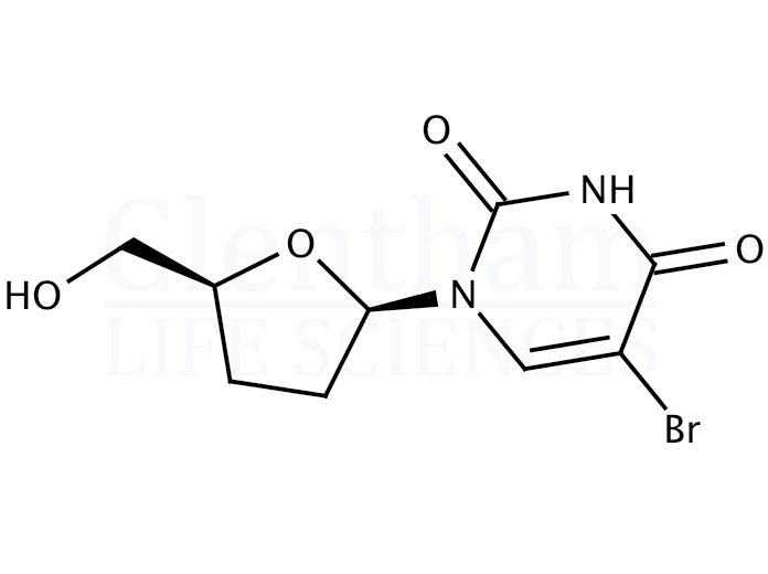 Structure for 5-Bromo-2'',3''-dideoxyuridine