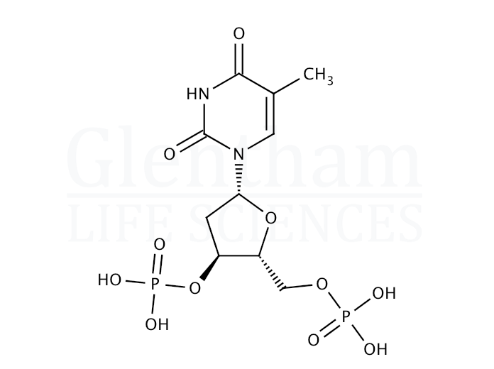 Thymidine-3'',5''-diphosphate Structure