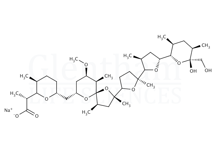 Structure for  Nigericin sodium salt  (28643-80-3)