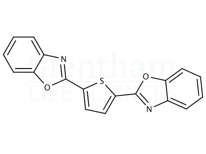 2,5-Bis(2-benzoxazolyl)thiophene Structure