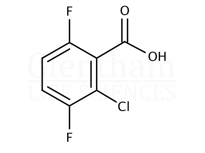 2-Chloro-3,6-difluorobenzoic acid Structure