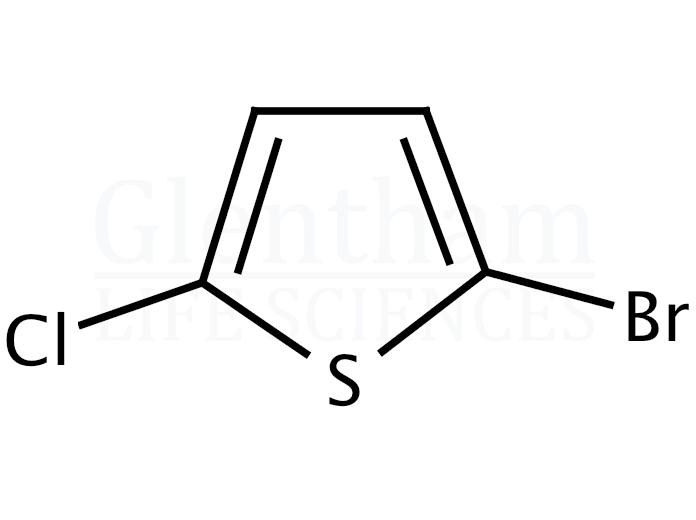 2-Bromo-5-chlorothiophene Structure
