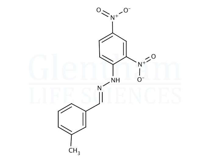 m-Tolualdehyde 2,4-dinitrophenylhydrazone Structure
